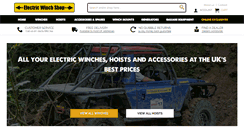Desktop Screenshot of electricwinchshop.co.uk