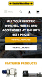 Mobile Screenshot of electricwinchshop.co.uk